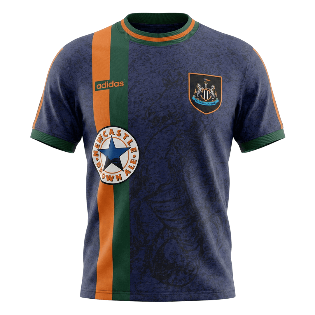Newcastle United 1997/98 Vieras Retro -pelipaita Miesten