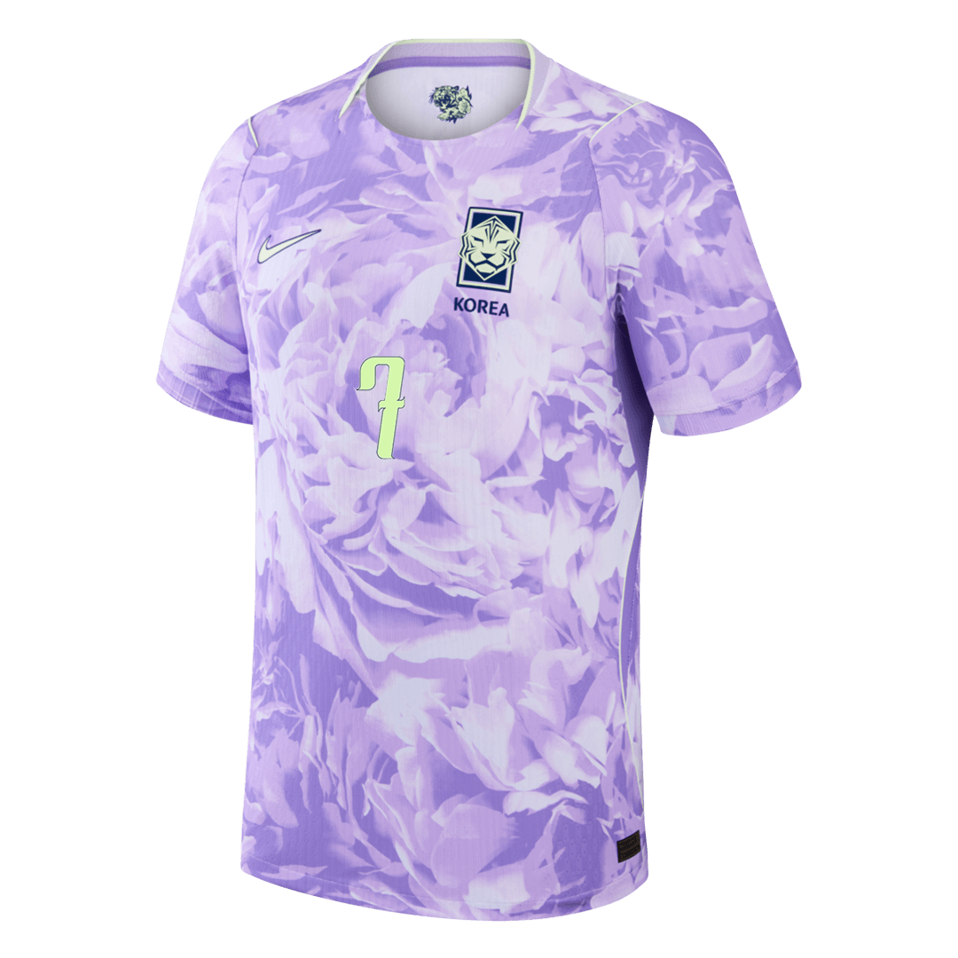 South Korea World Cup 2026 Vieras Pelipaita (Player Version) Miesten HEUNGMIN #7 - kuva 8