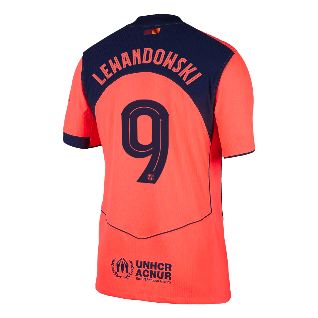Barcelona 2025/26 UCL Kolmas Pelipaita (Player Version) Miesten LEWANDOWSKI #9 - kuva 12