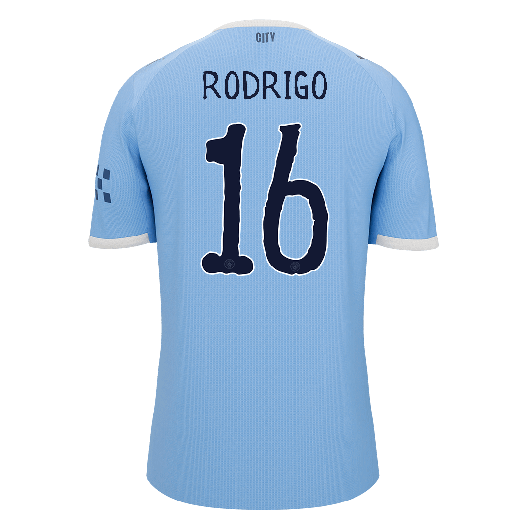 Manchester City World Cup 2025/26 Koti Pelipaita Miesten RODRIGO #16 [PREMIUM] - kuva 10
