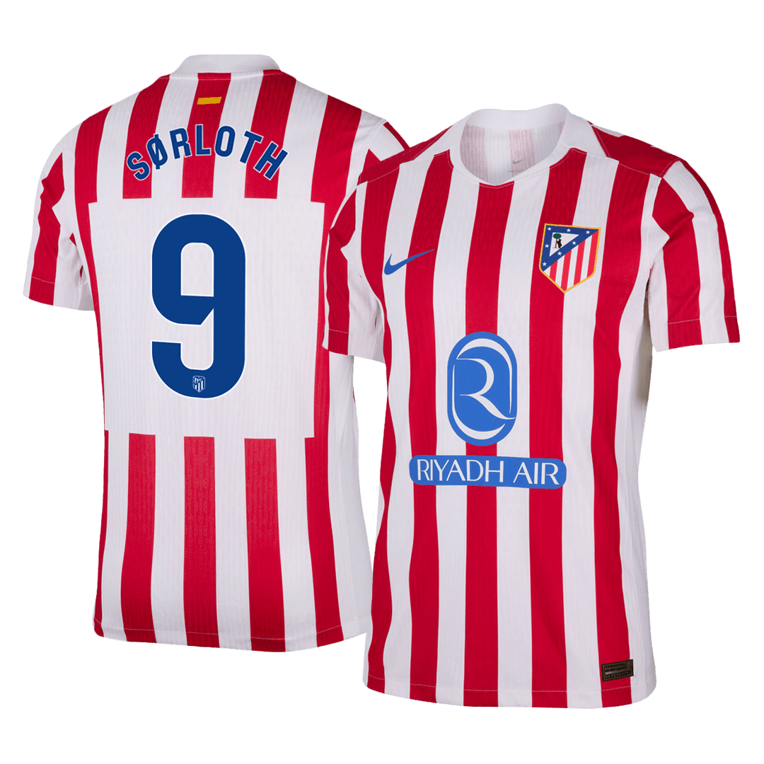 Atletico Madrid 2025/26 Koti Pelipaita (Player Version) Miesten S?RLOTH #9