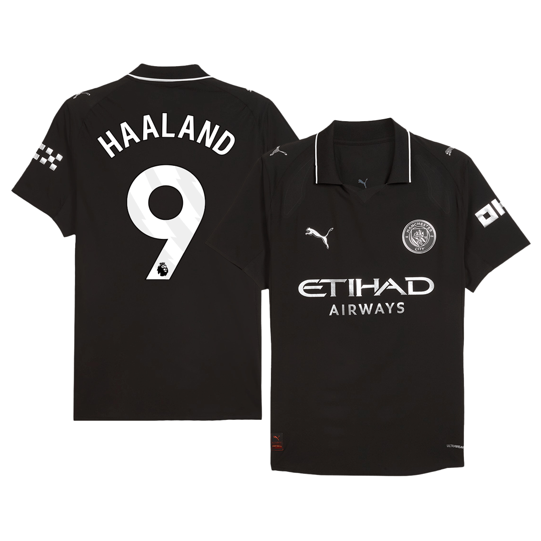 Manchester City 2025/26 Vieras Pelipaita (Player Version) Miesten HAALAND #9