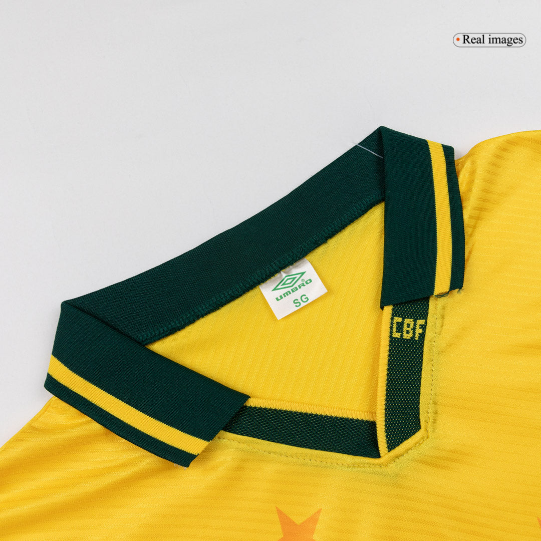 Brazil 1994 Koti Retro -pelipaita Miesten - kuva 6