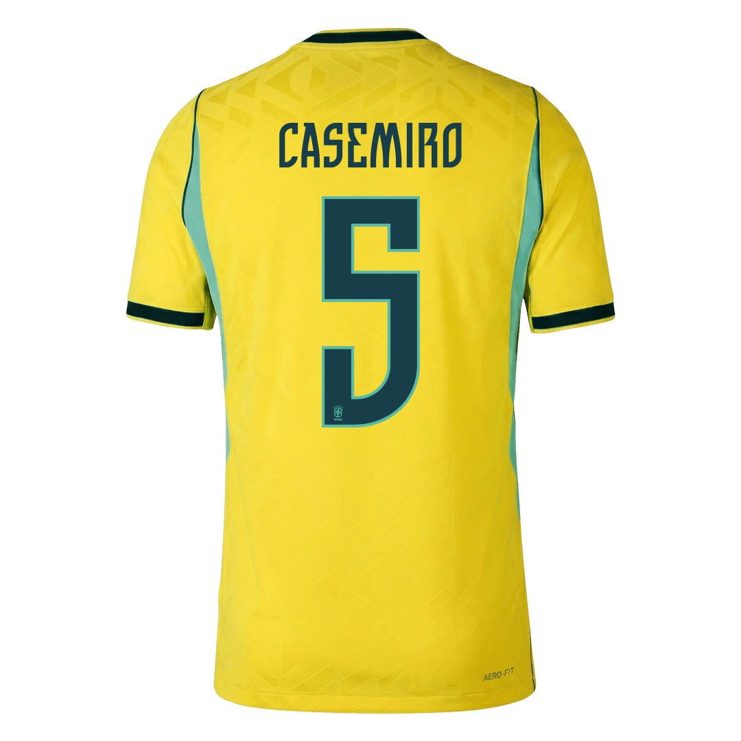 Brazil World Cup 2026 Koti Pelipaita (Player Version) Miesten CASEMIRO #5 - kuva 3
