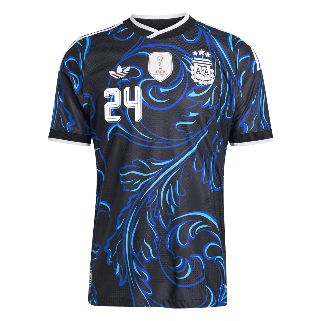 Argentina World Cup 2026 Vieras Pelipaita (Player Version) Miesten E. FERNANDEZ #24 - kuva 8