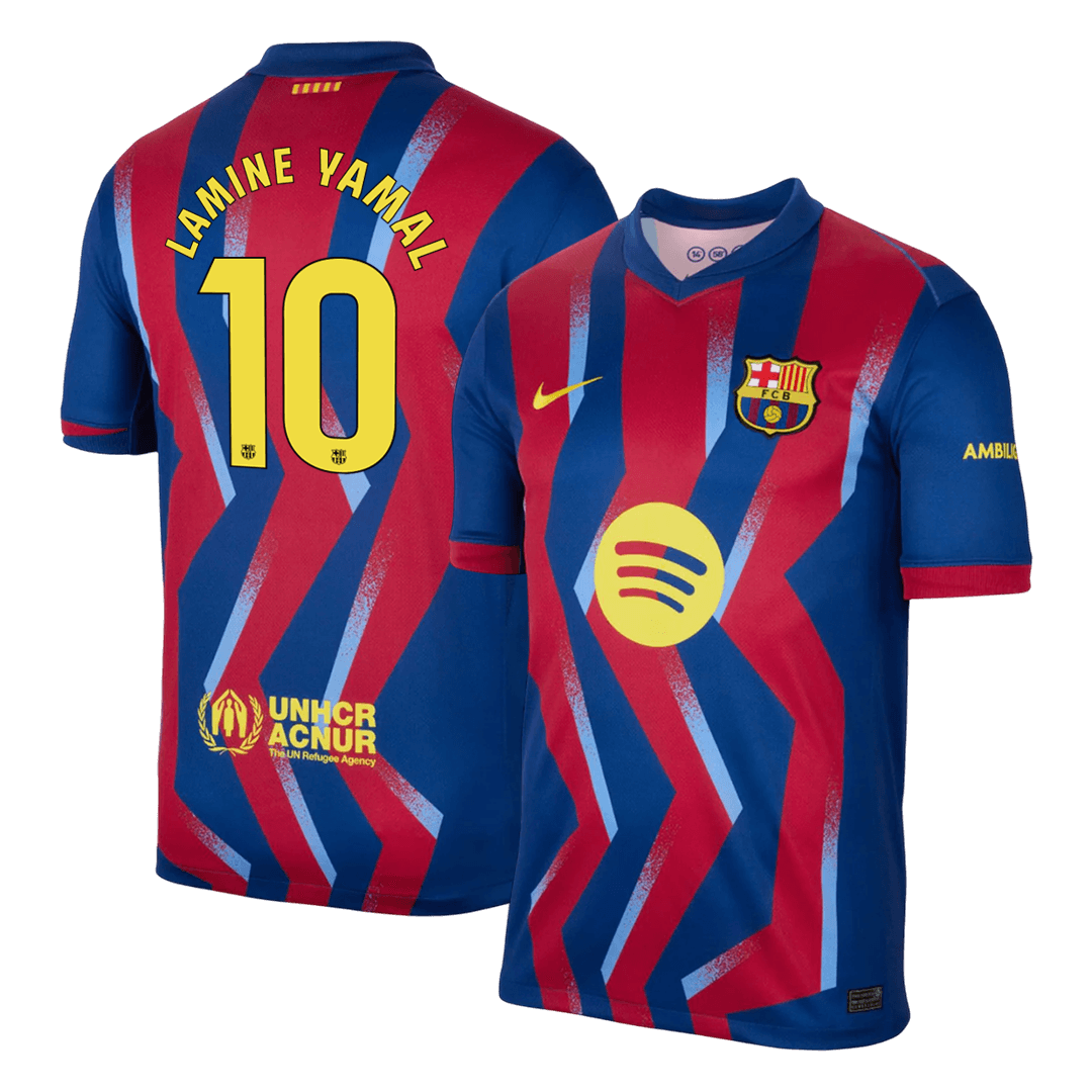 Barcelona 2025/26 Nelj?s Pelipaita Miesten LAMINE YAMAL #10