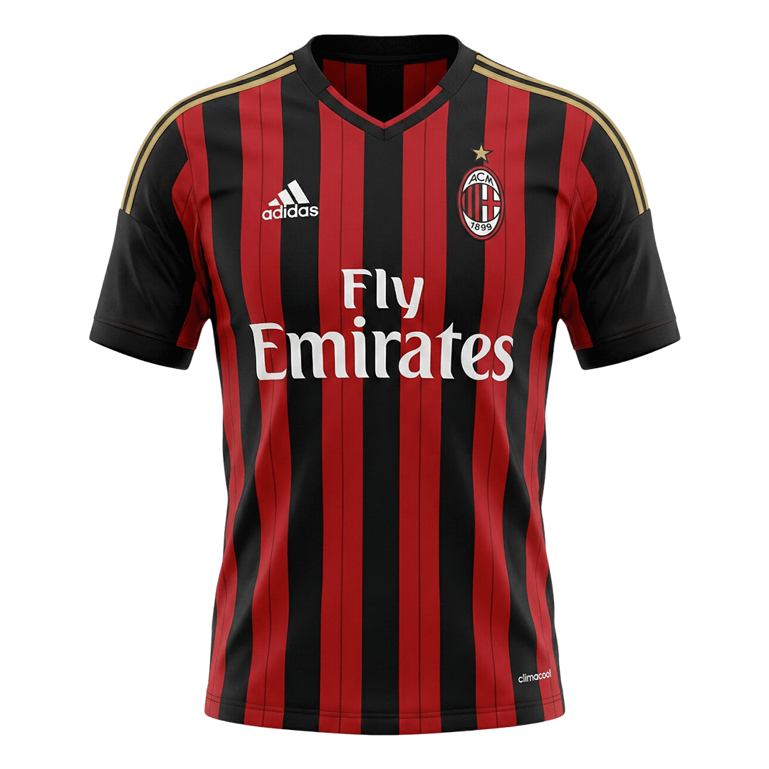 AC Milan 2013/14 Koti Retro -pelipaita Miesten