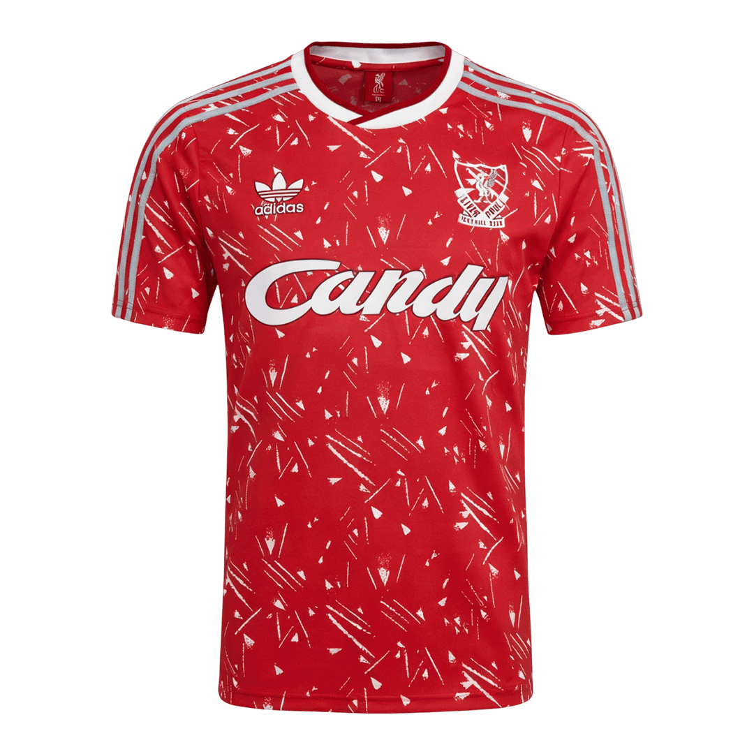 Liverpool 1989/91 Koti Retro -pelipaita Miesten