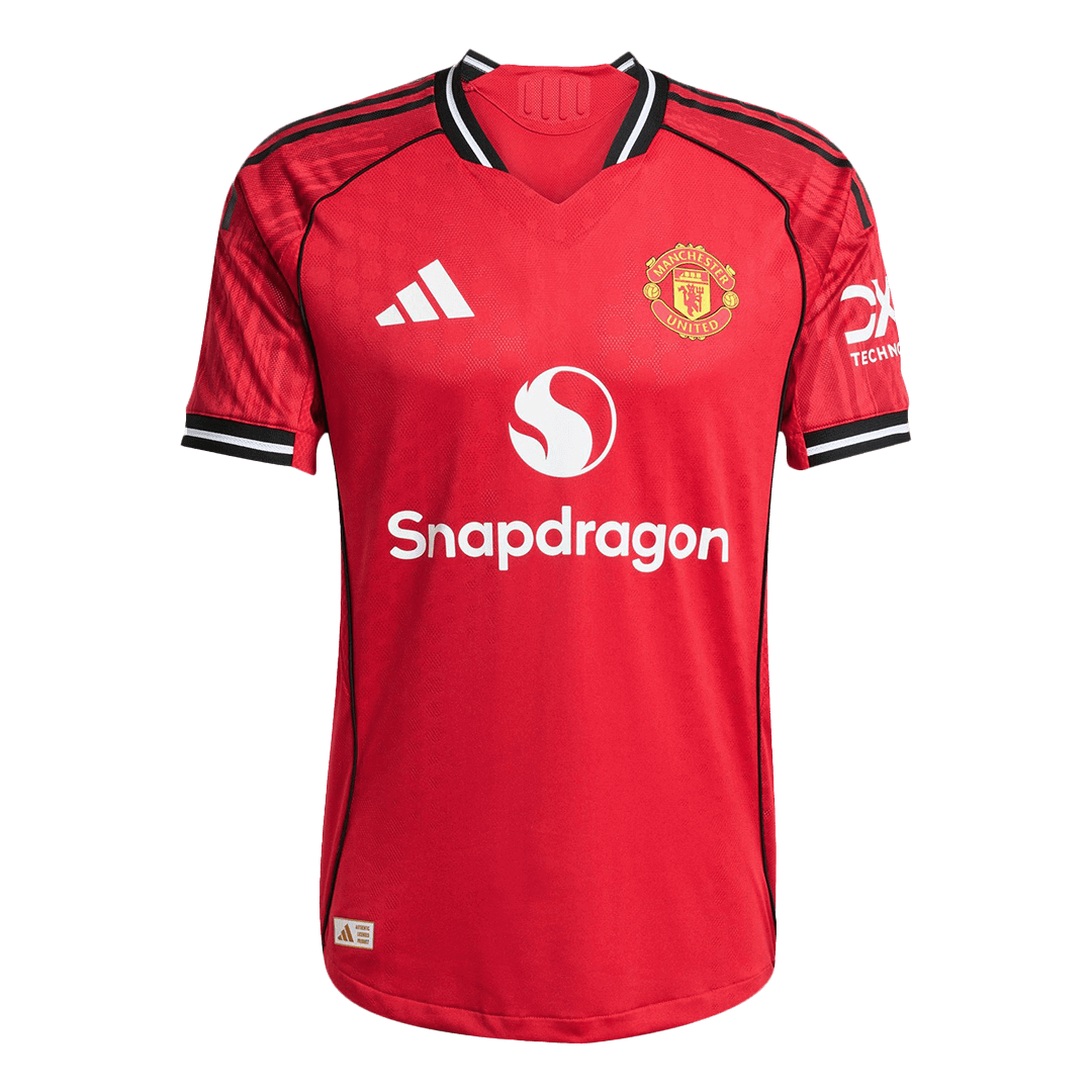 Manchester United 2025/26 Koti Pelipaita (Player Version) Miesten B.FERNANDES #8 - kuva 12