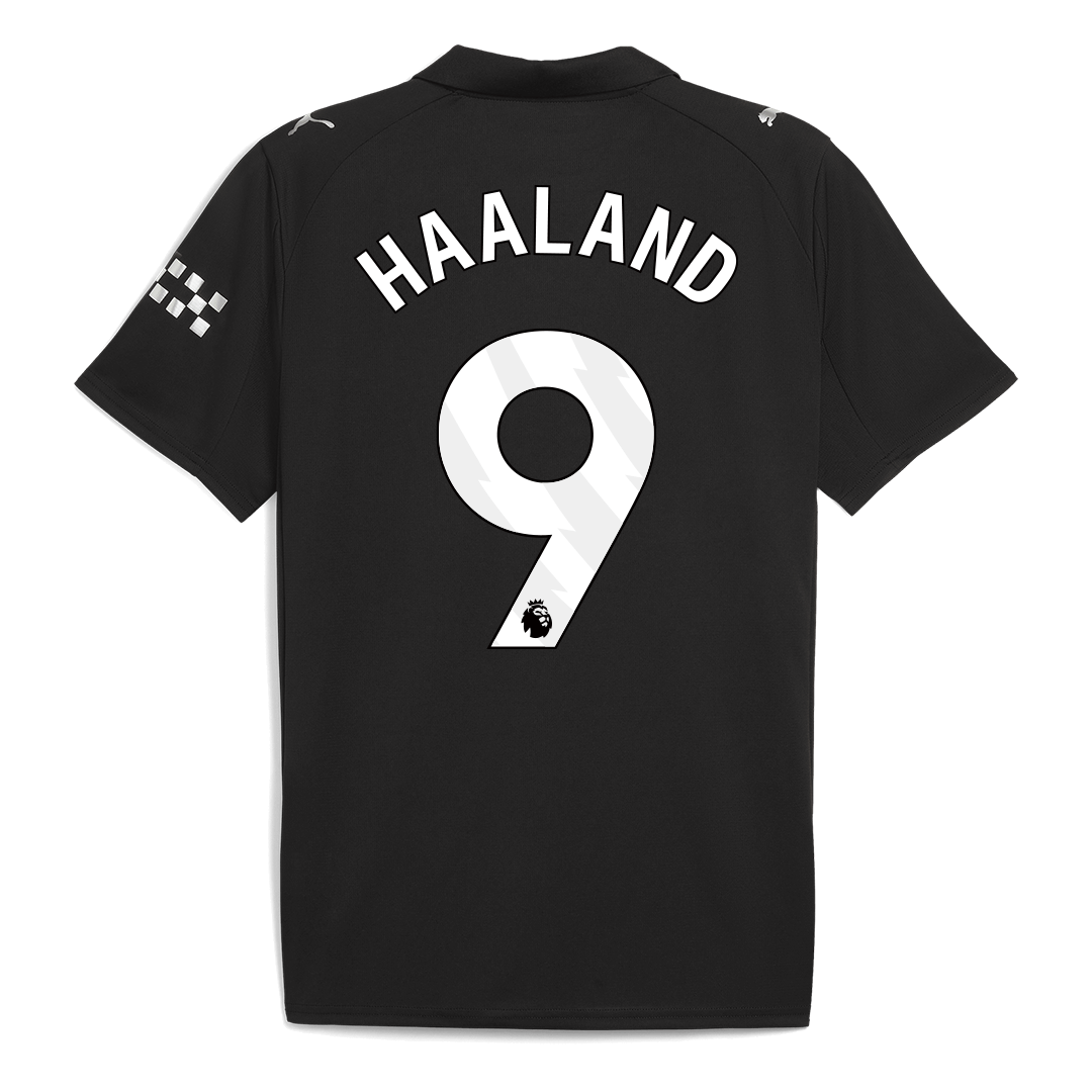 Manchester City 2025/26 Vieras Pelipaita Miesten HAALAND #9 - kuva 8