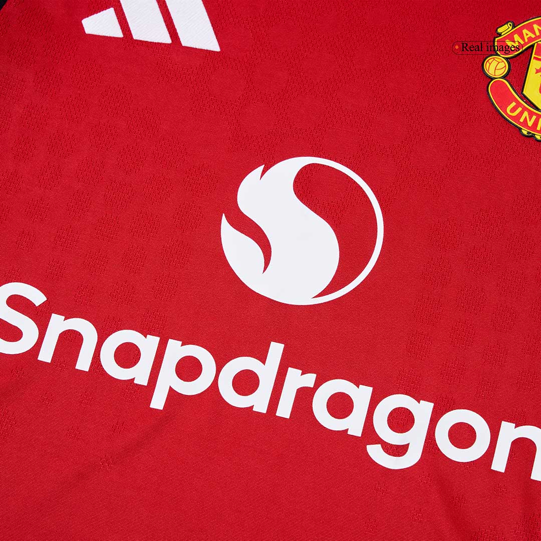 Manchester United 2025/26 Koti Pelipaita (Player Version) Miesten B.FERNANDES #8 - kuva 5