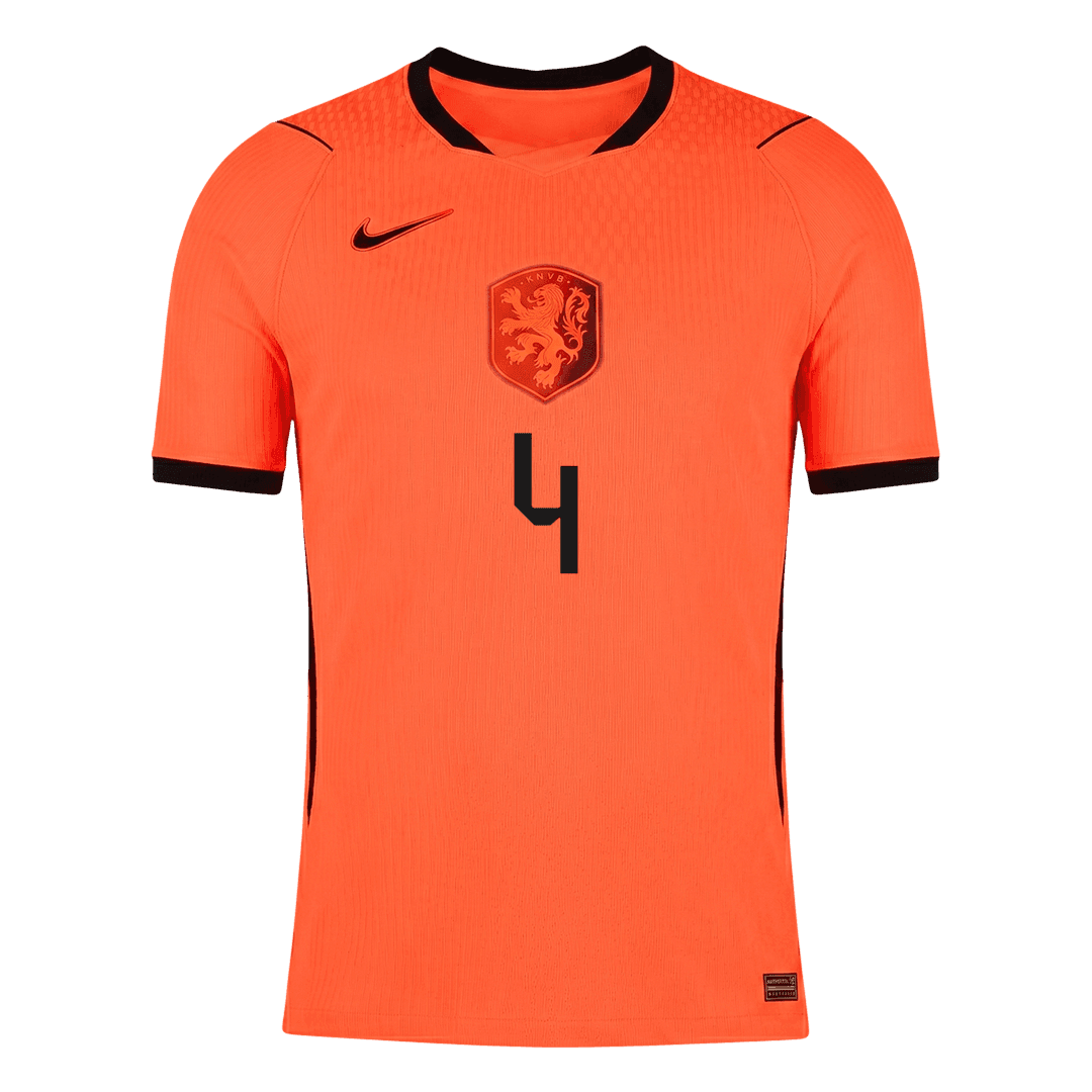 Netherlands World Cup 2026 Koti Pelipaita (Player Version) Miesten VIRGIL #4 - kuva 9