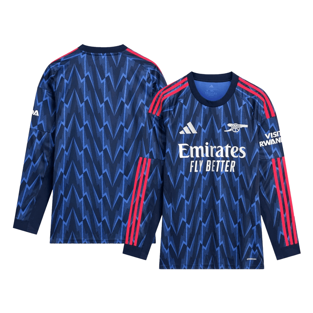 Arsenal 2025/26 Vieras Pitk?hihainen pelipaita Miesten - kuva 9