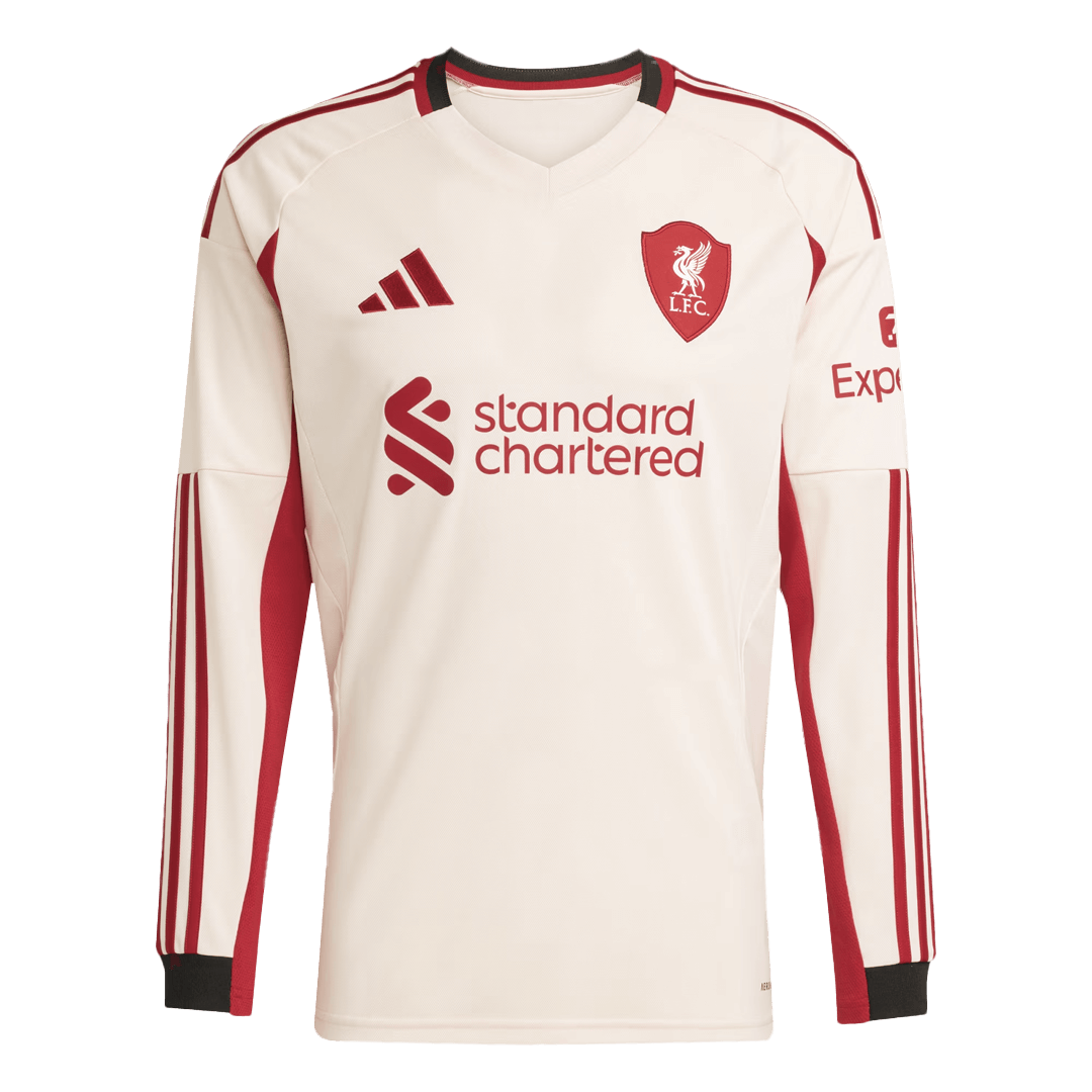Liverpool 2025/26 Vieras Pitk?hihainen pelipaita Miesten