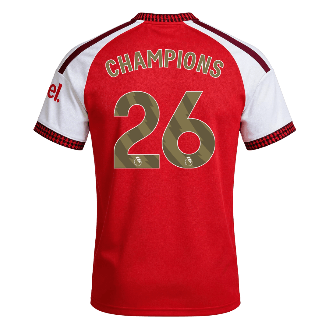 Arsenal 2026/27 Koti Pelipaita Miesten CHAMPIONS #26 - kuva 3