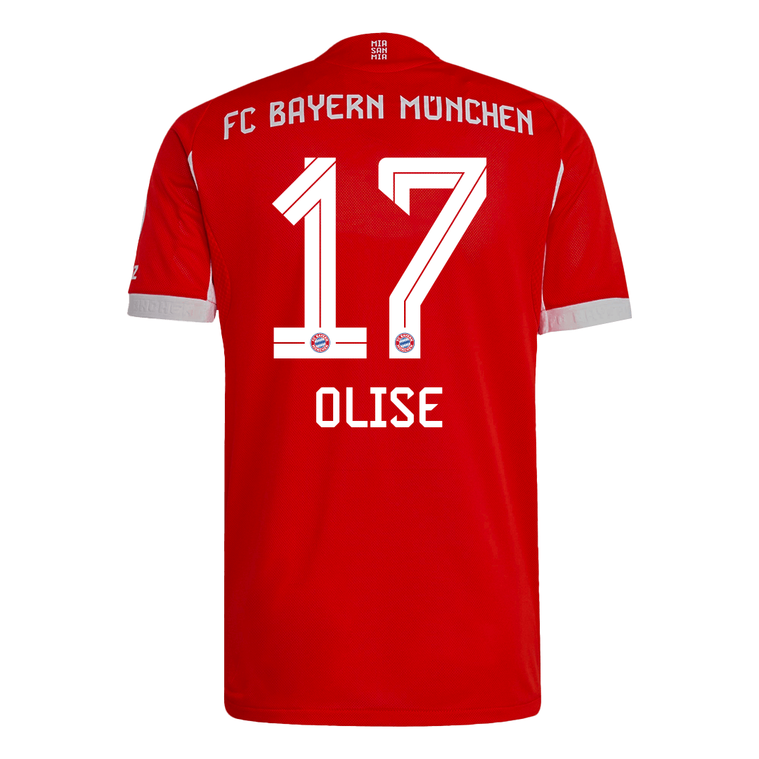 Bayern Munich 2025/26 Koti Pelipaita (Player Version) Miesten OLISE #17 - kuva 12