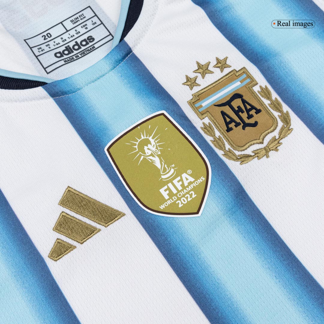 Argentina World Cup 2026 Koti Pelipaitasetti Lasten MESSI #10 [PREMIUM] - kuva 8