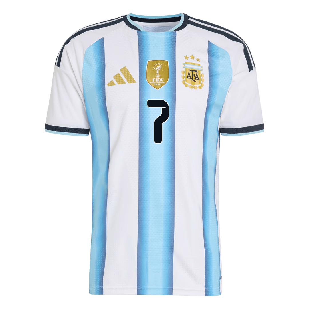 Argentina World Cup 2026 Koti Pelipaita (Player Version) Miesten DE PAUL #7 - kuva 2