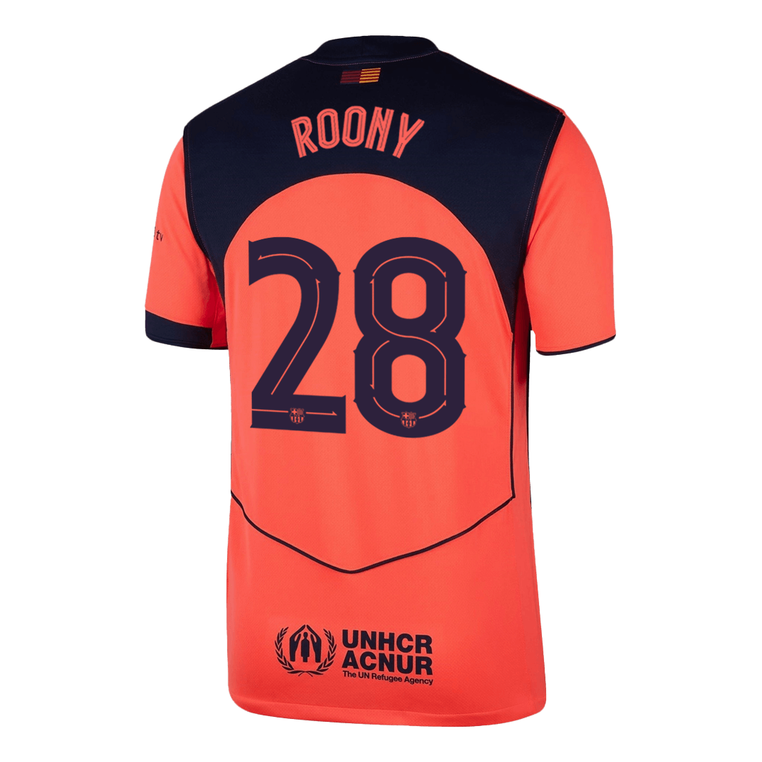 Barcelona 2025/26 Kolmas Pelipaita Miesten ROONY #28 - kuva 11