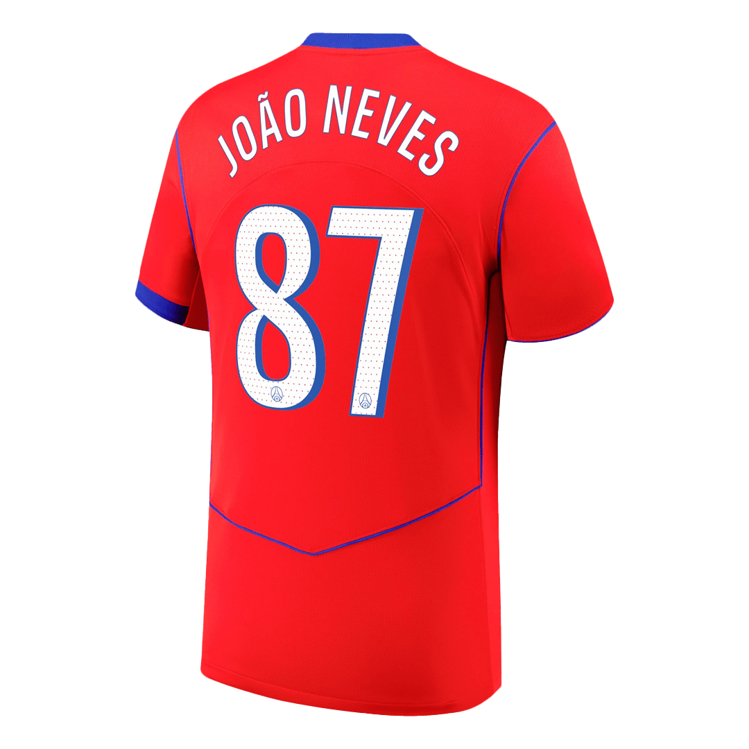 PSG 2025/26 Kolmas Pelipaita Miesten JO?O NEVES #87 - kuva 8