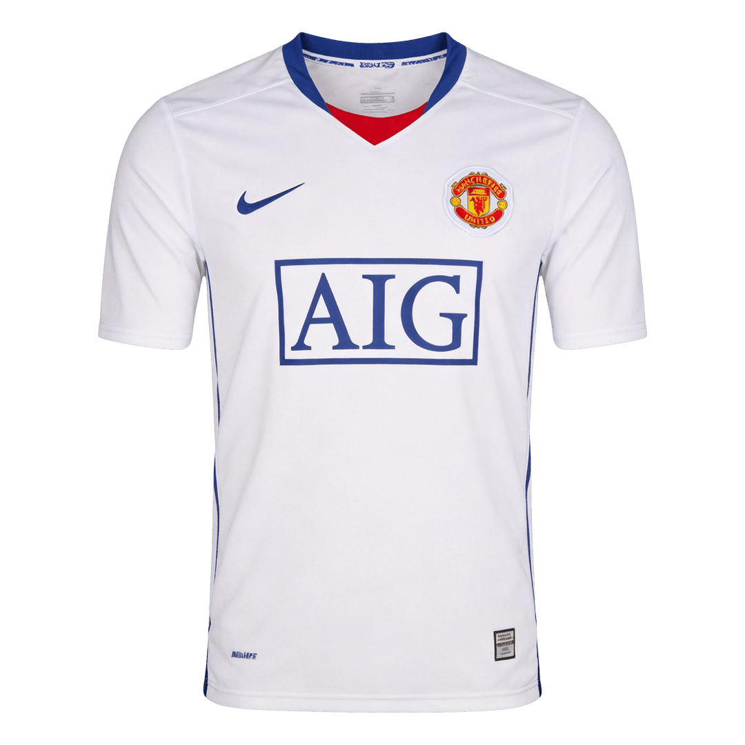 Manchester United 2008/09 Vieras Retro -pelipaita Miesten