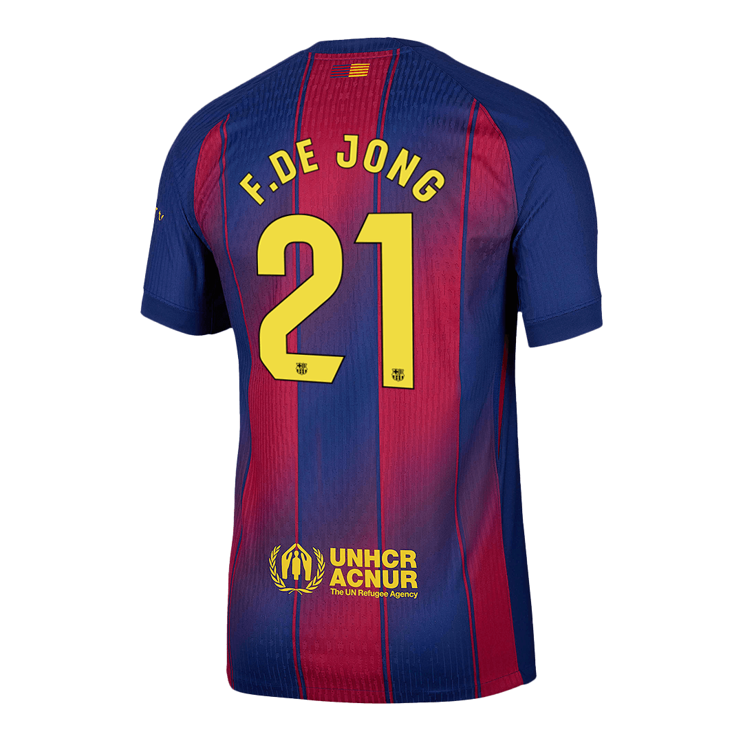 Barcelona 2025/26 Koti Pelipaita (Player Version) Miesten F.DE JONG #21 - kuva 13