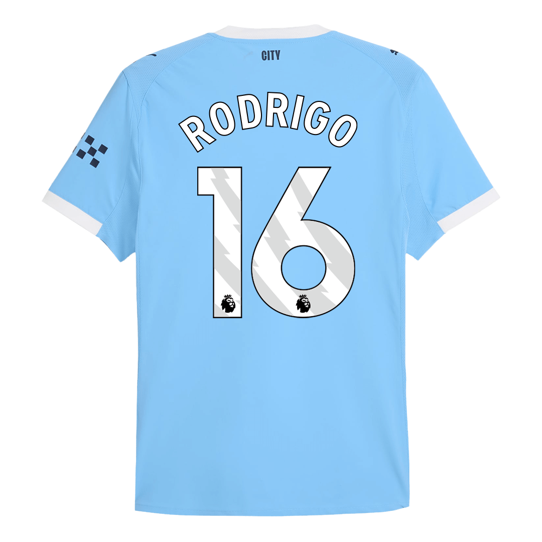 Manchester City 2025/26 Koti Pelipaita (Player Version) Miesten RODRIGO #16 - kuva 13