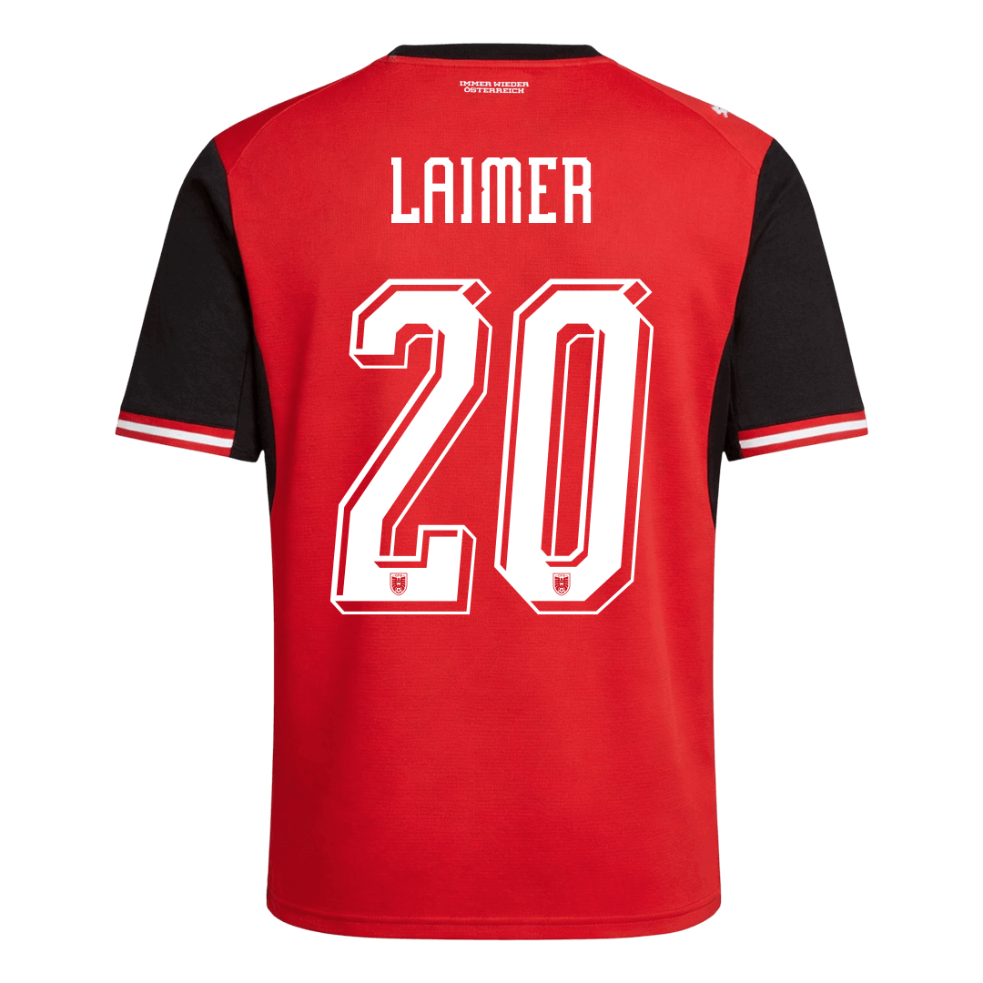 Austria World Cup 2026 Koti Pelipaita Miesten LAIMER #20 - kuva 9