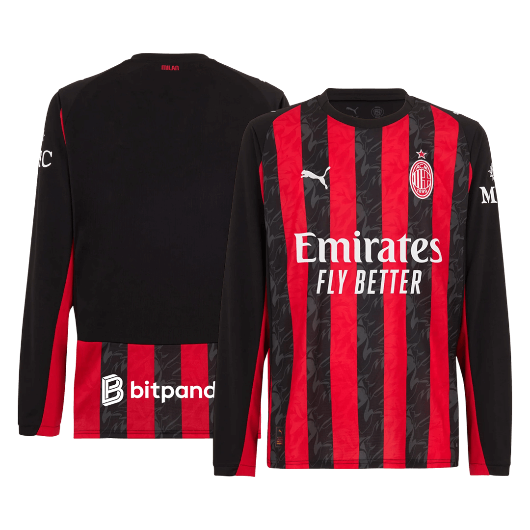 AC Milan 2025/26 Koti Pitk?hihainen pelipaita Miesten - kuva 11