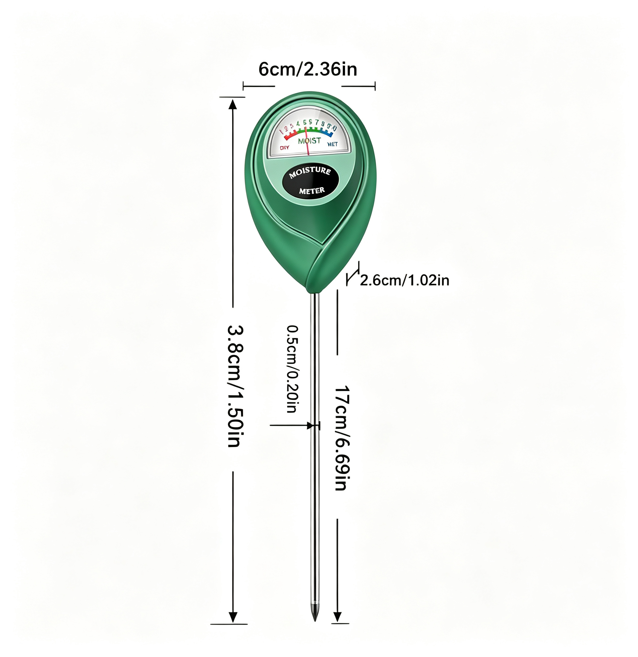 Battery-Free Soil Moisture Meter🌱