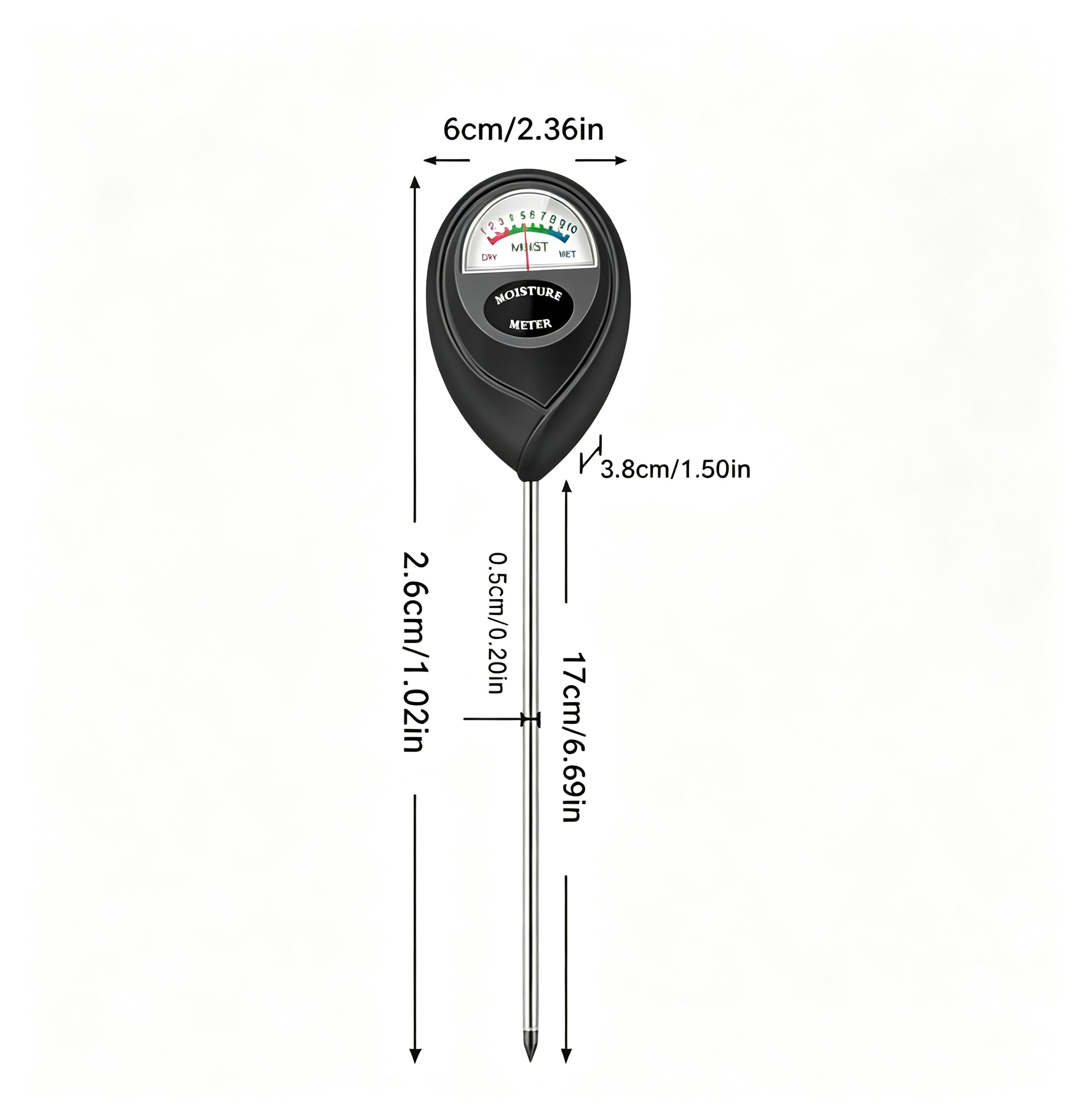 Battery-Free Soil Moisture Meter🌱