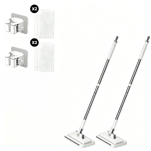 360° Rotatable Flat Floor Mop Press Mop for Home Cleaning