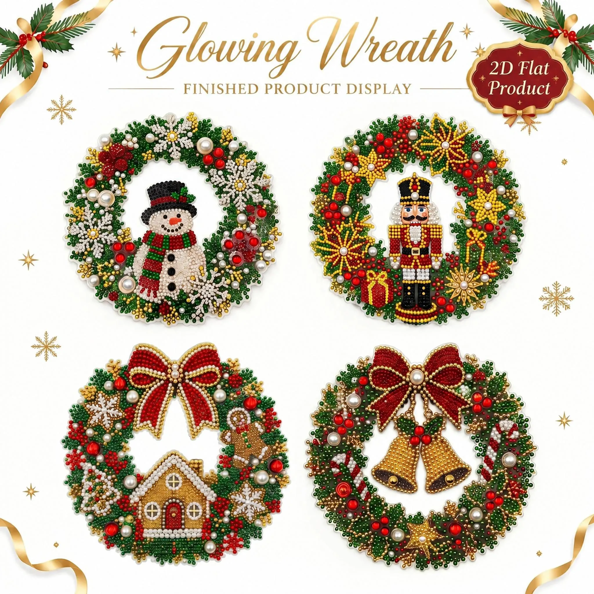 Christmas Pearl Diamond Painting Pendant Kit