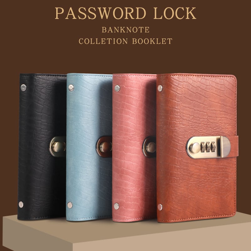 Lockable Savings Notebook
