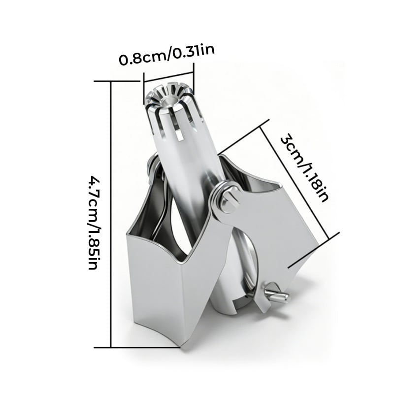 Manual Stainless Steel Nose Hair Trimmer