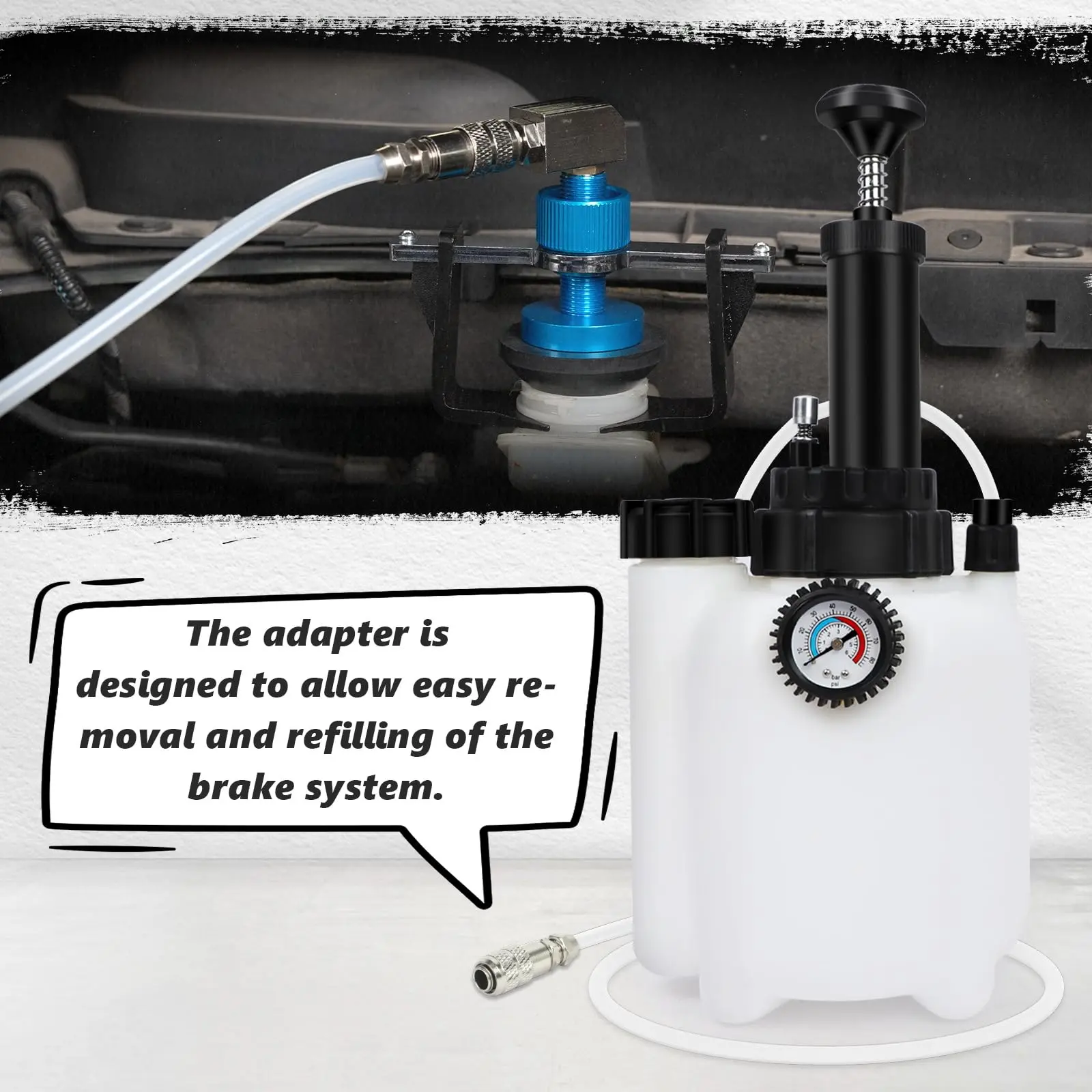 Universal Brake Bleeder Adapter for Multiple Car Brands