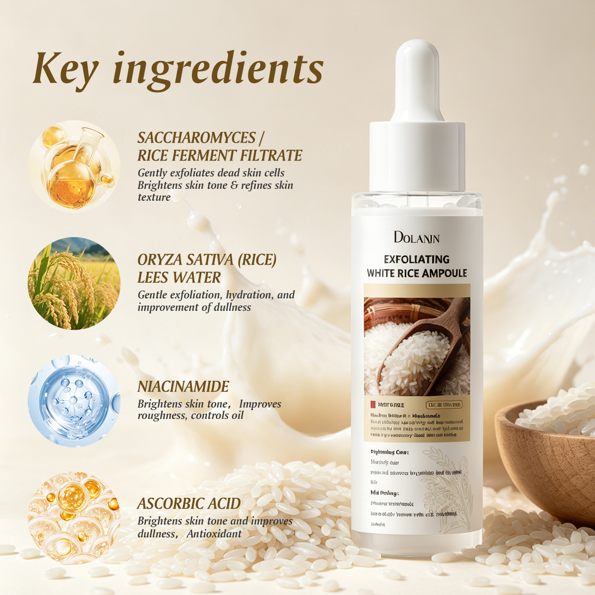 RE-1 DOLANJN Rice Exfoliating Serum 60ml