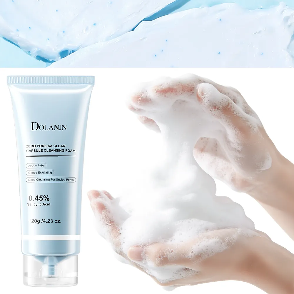 AQ-1 DOLANJN Transparent Blue Capsule Facial Cleanser 120g