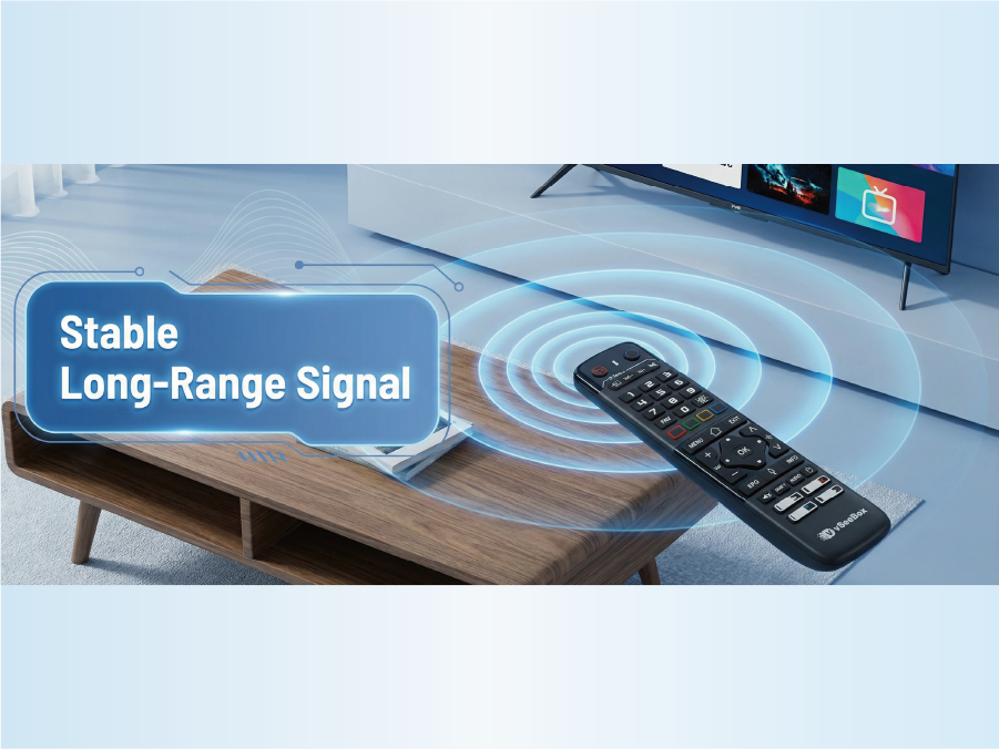 VSeeBox V6 max Remote Control Replacement Android TV Box Smart Bluetooth Voice Command Backlit-VSEEBOX