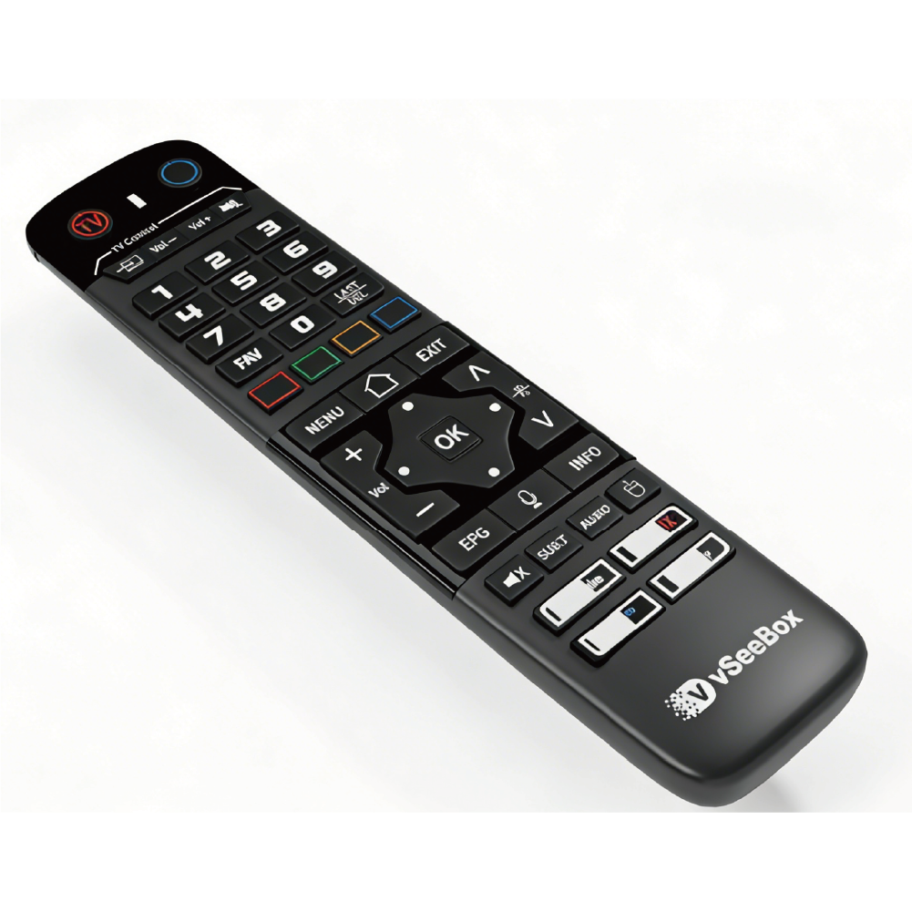 VSeeBox V6 max Remote Control Replacement Android TV Box Smart Bluetooth Voice Command Backlit-VSEEBOX