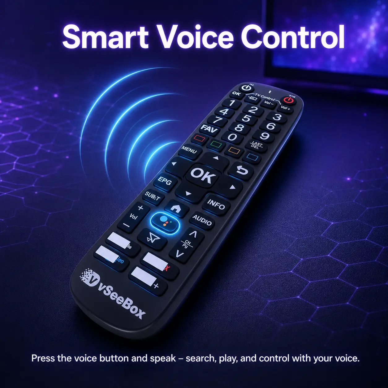 VSeeBox V6 Plus Android TV Box | Android 14, 8K, WiFi 6 | Free US Shipping
