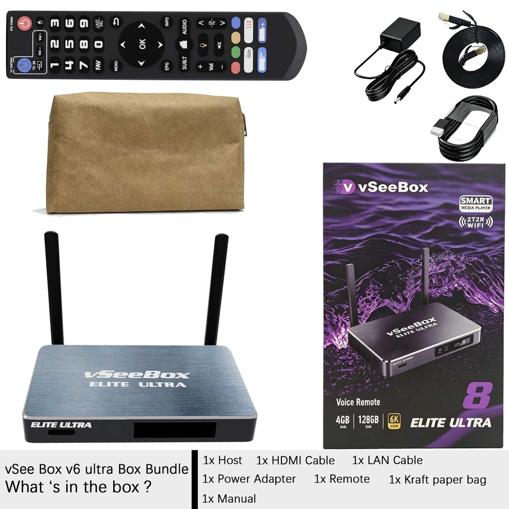 VSeeBox V6 Max Android TV Box-VSEEBOX