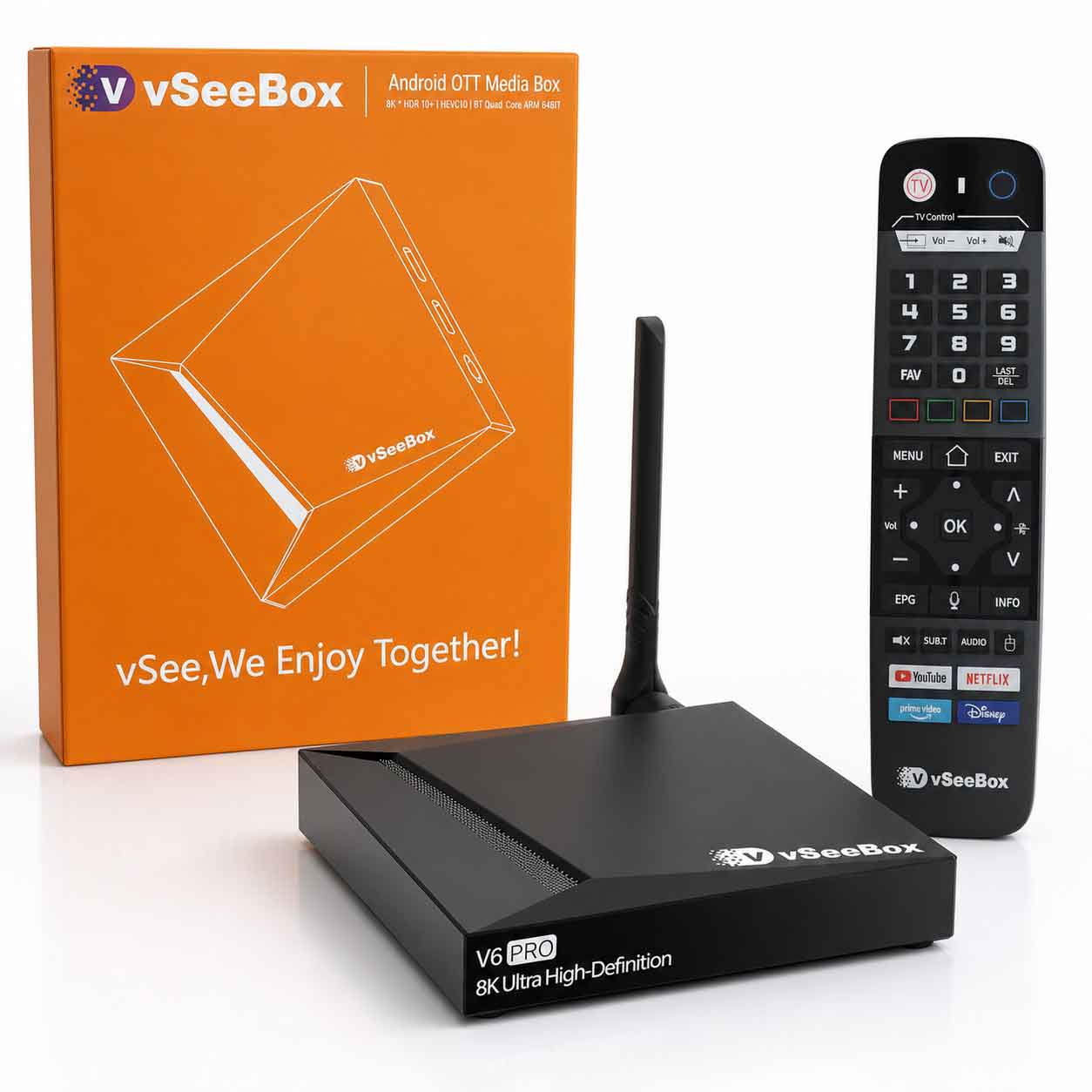 vSeeBox V6 PRO 8K Android TV Box