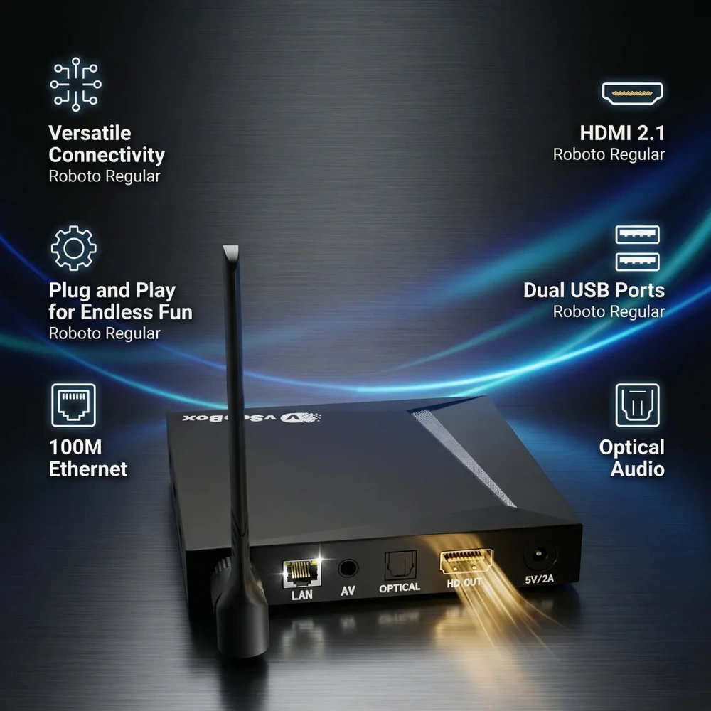 vSeeBox V6 PRO 8K Android TV Box-VSEEBOX