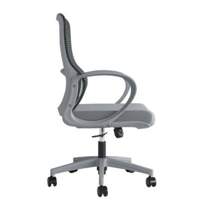Silla Ejecutiva Valery Products Línea Premium Mónaco Gris Oxford