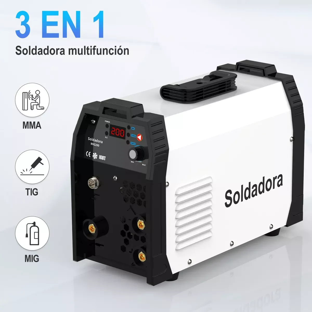 3 En 1 Máquina De Soldar Microalambre Mig&tig&mma 110v/220v-destornillador