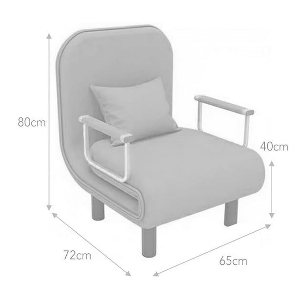 Sofá Cama Multifuncional 90º de Inclinación Plegable Doruk Verde Bossa Doruk