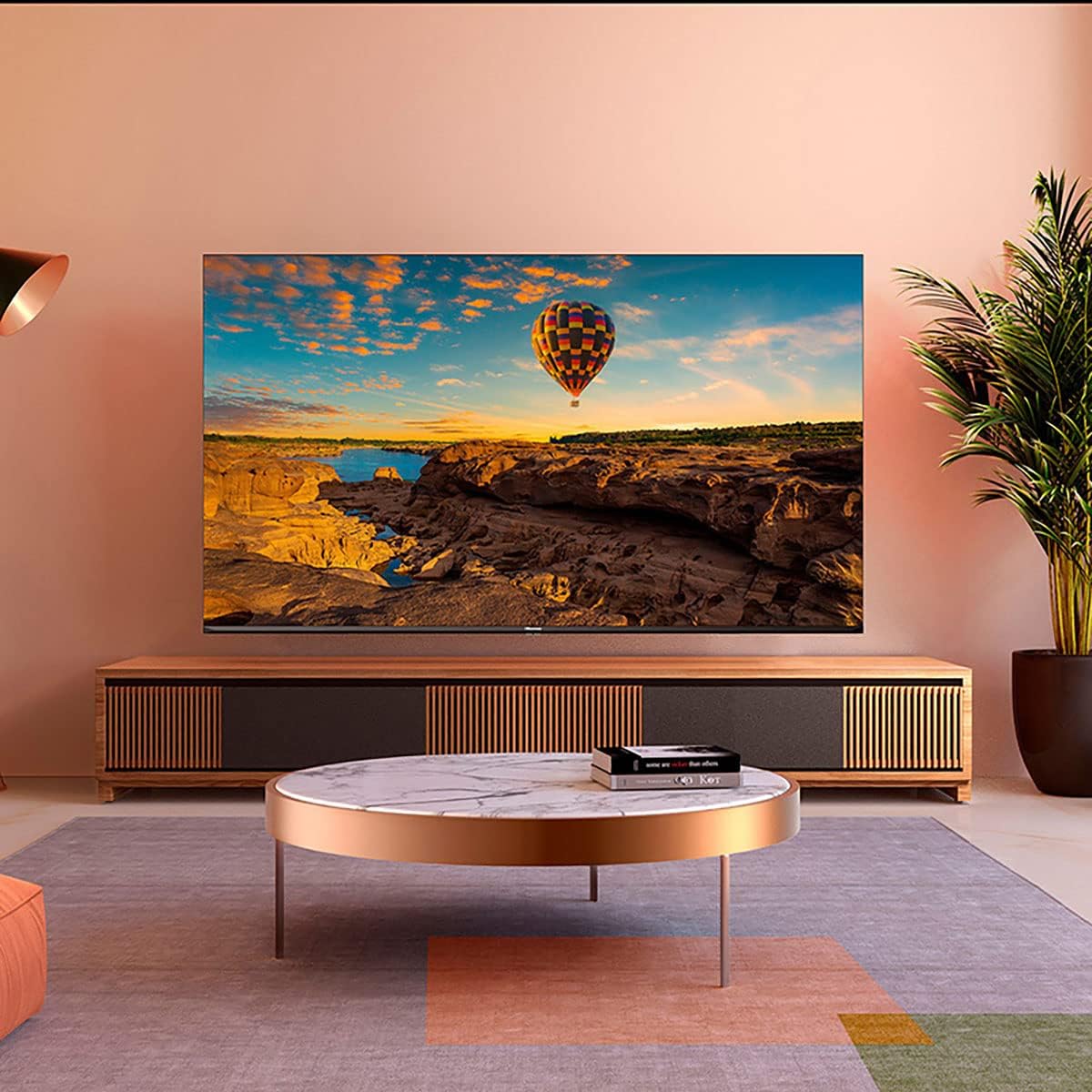 Hisense Pantalla QLED de 43" 43QD6N Google TV Works with Alexa 2024