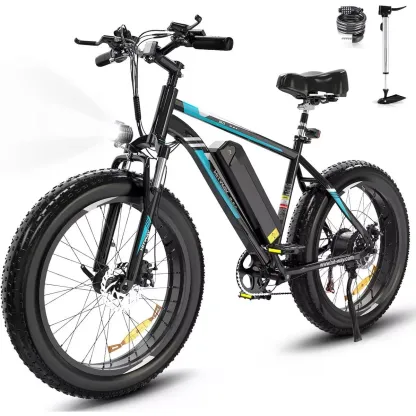 HITWAY BK15M Electric Bike: 26" × 4.0 Fat Tire, 750W, 48V/15AH
