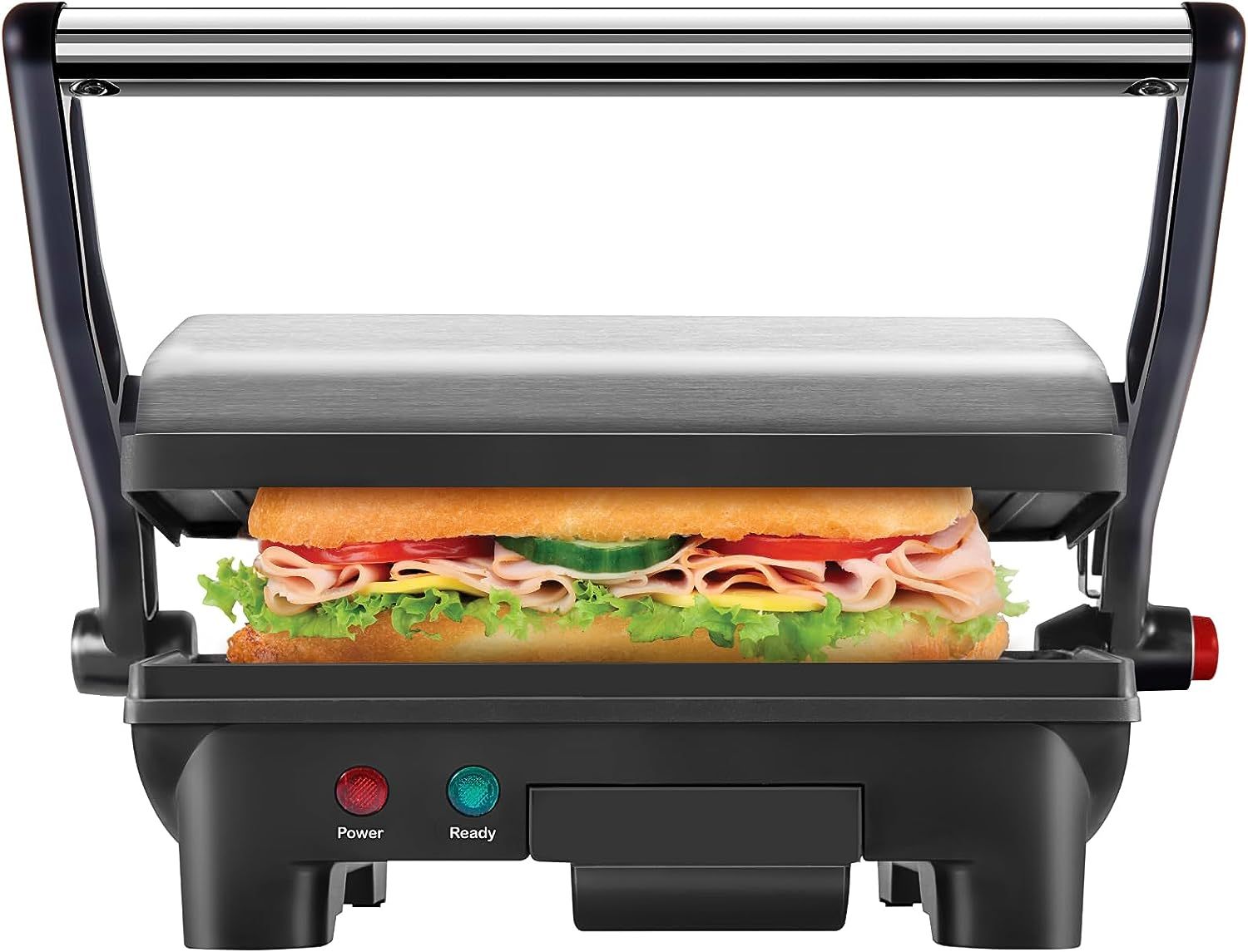 Chefman Parrilla Panini Prensa y Gourmet Sándwich de Hacer, 4 Rebanadas